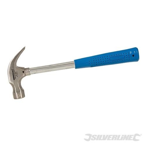 Silverline Tubular Shaft Claw Hammer, 8oz Image 1