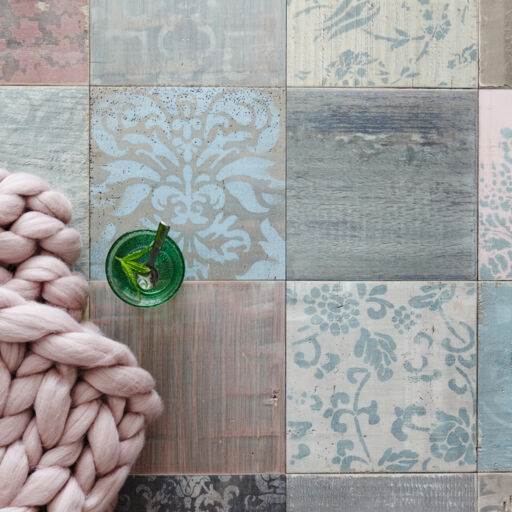 Lifestyle Colosseum Dryback Block Art Tiles Luxury Vinyl Flooring, 457x2.5x914mm Image 2