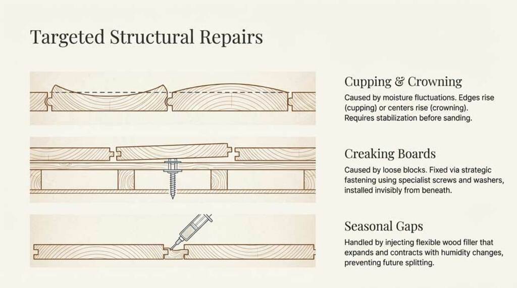 Repairing specific parquet issues Repairing specific parquet issues